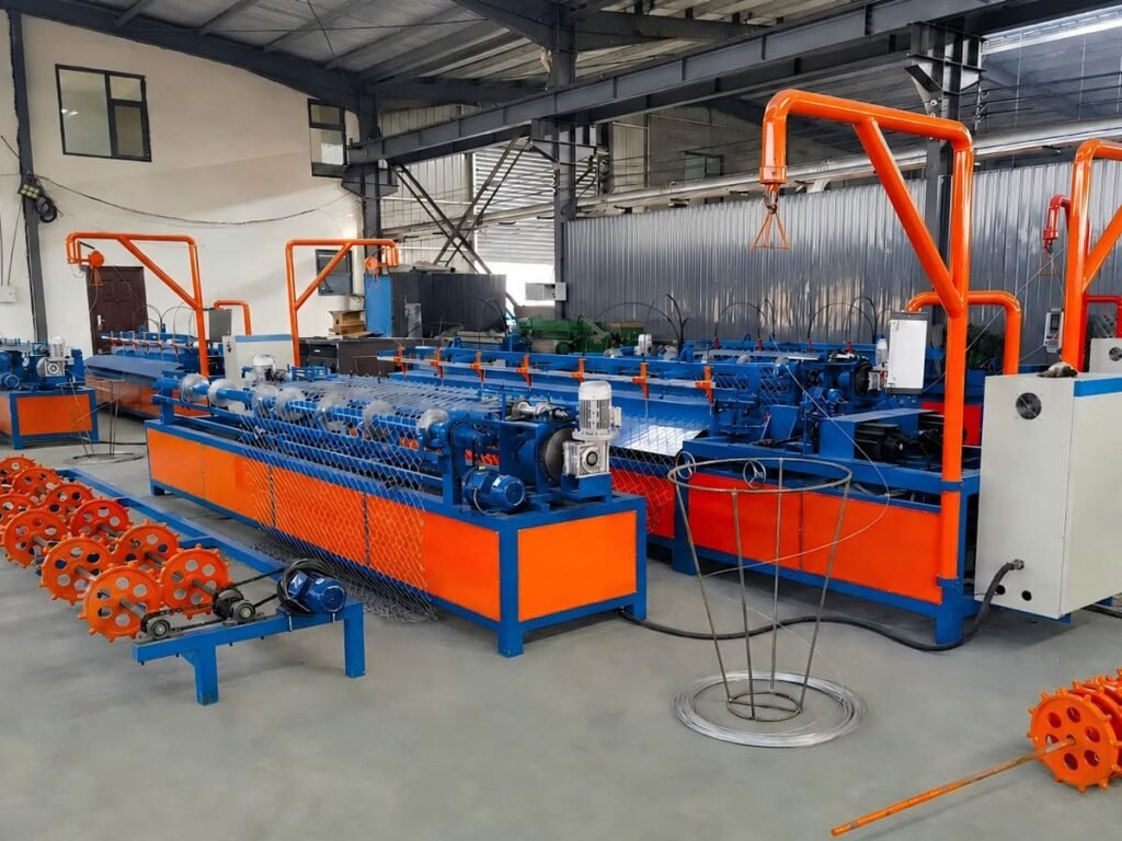 Chain Link Fence Machine