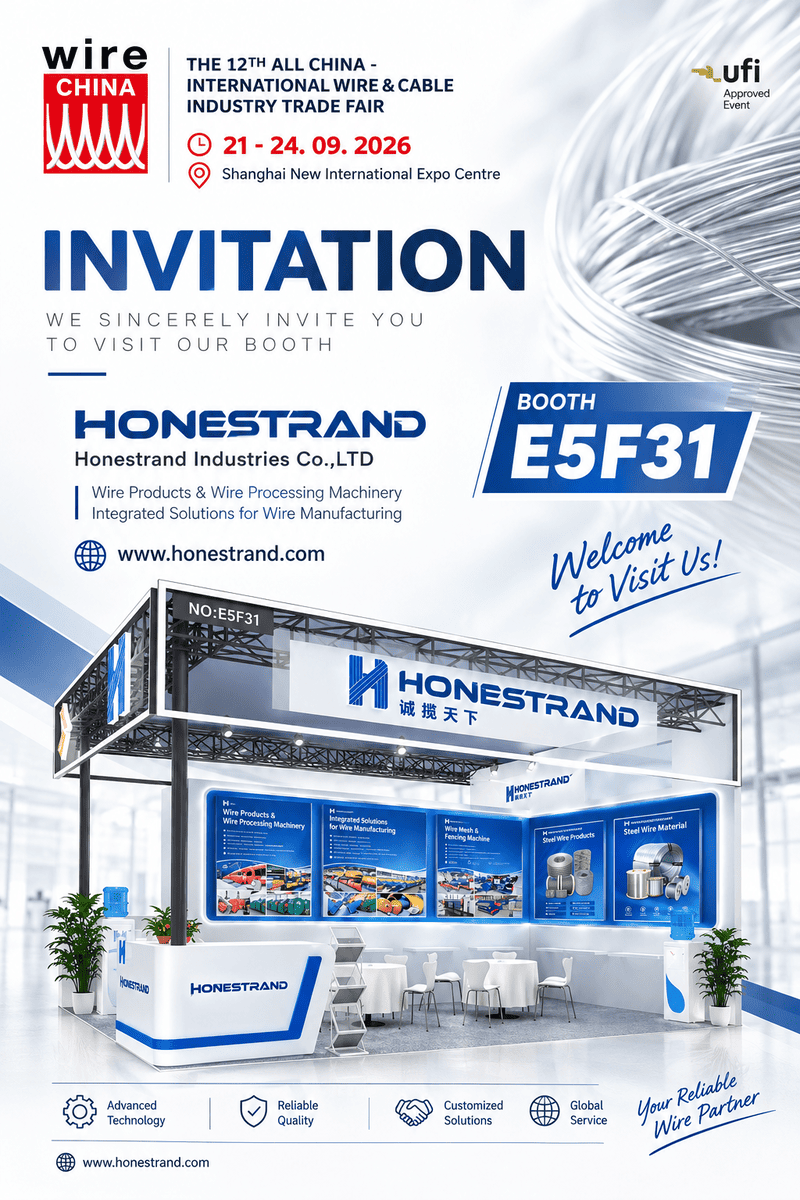 Honestrand Invitation Shanghai Wire Show
